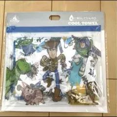 【新品】ディズニーストア トイストーリー クールタオル 紐付きポーチ付きのサムネイル