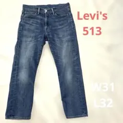 Levi's513デニムW31 L32 リーバイス ジーンズのサムネイル