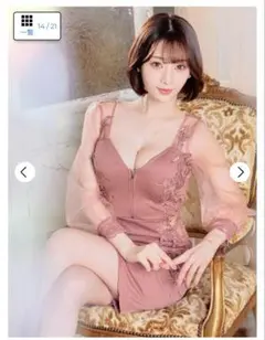 dazzy キャバ　ドレス　ピンク