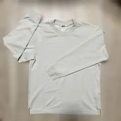 UNIQLOUエアリズムコットンクルーネックTシャツ　メンズS ベージュ