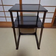 二重棚　吸江斎好　飾り棚　組立式　お茶道具/共箱