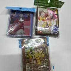 ポケモンカードデッキシールド　3セット