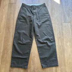 UNIQLO U ワイドフィットチノ ダークブラウン　79