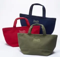 タリーズコーヒー　トートバッグ　新品　レッド