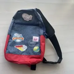 美品！JAPAN AIRLINES ボディバッグ デニム風