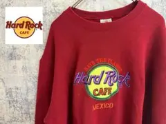 Hard Rock CAFE ハードロックカフェ 刺繍 スウェット 90sのサムネイル