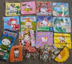 ご当地ラップ 根付け ご当地ハンカチ レア 地域限定 ハローキティ 当時物