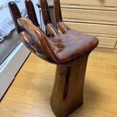 2つセット】木製 手デザイン スツール 置物 バリ - メルカリ