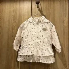 petit main 花柄フリルジャケット