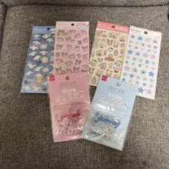 キャラクターシール 6枚セット ダイソー