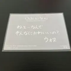 SEVENTEEN セブチ odetoyou ウォヌトレカ 14