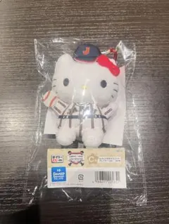 ハローキティ 野球ユニフォーム ぬいぐるみ タイトーくじ 侍ジャパン
