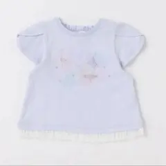 メゾピアノ　ユニコーン 裾フリル　Tシャツ