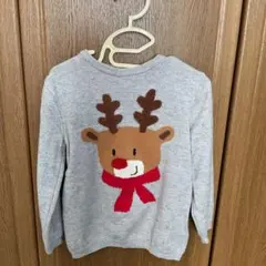 H&M トナカイデザイン ニットセーター EUR 98