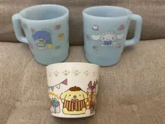 シナモロール、ポムポムプリン、タキシードサムの3点セット【新品、未使用】