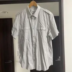 Calvin Klein 半袖シャツ L/G ライトグレー