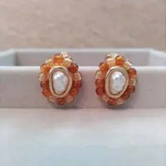 GIVENCHY ジバンシー ヴィンテージ パール イヤリング　クリップ式