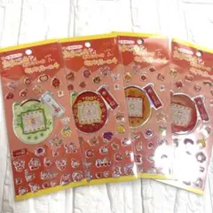 たまごっち 赤いシリーズ キラキラシール 4枚セットのサムネイル