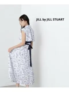 【美品】チズガラプリントワンピース JILL by JILL STUART