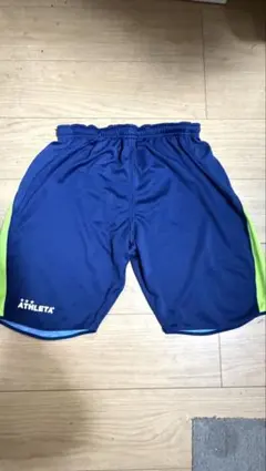 ATHLETA スポーツウェアセット ネイビー/ライムグリーン　セットアップ