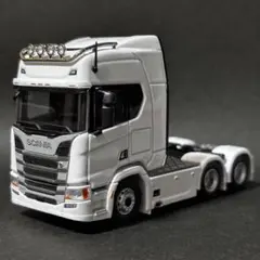 MASDI 1/64 R500 スカニア ミニカー トラック トレーラー　白