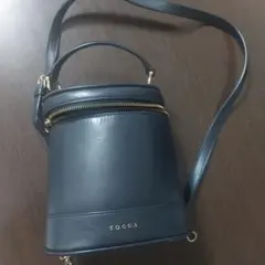 TOCCA バケットバッグ ショルダーバッグ ブラック