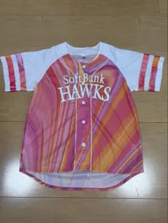 福岡ソフトバンクホークス　ユニフォーム　ピンク　Lサイズ