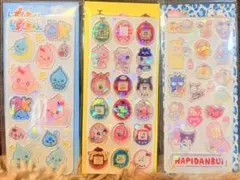 たまごっち しずくちゃん はぴだんぶいホログラムアクリルシール 3シート