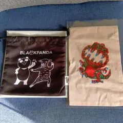 グラニフ　graniph　ブラックフライデー　イオン　巾着袋　オマケポーチ付き