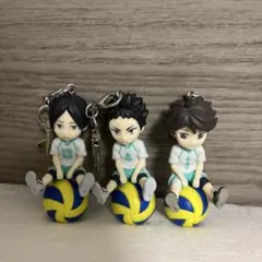 ハイキュー!! プチッとのりマス 青葉城西 及川徹 岩泉一 国見英　 フィギュア