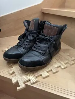 ♦️名作♦️DIESEL ブラック ハイカットスニーカー 27.5㎝