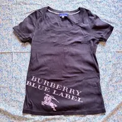 BURBERRY BLUE LABEL 紺色　Tシャツバーバリーブルーレーベル
