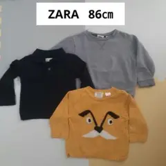 ZARA ニット トレーナー 長袖ポロシャツ 86cm
