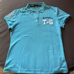 TKM IX PICE Swingers T★G ポロシャツ ターコイズ