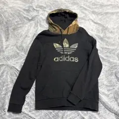 adidas カモフラージュフード パーカー