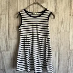 【120㎝】MPS ストライプ ノースリーブワンピース 涼しい