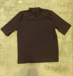 earth music & ecology ブラック五分袖Tシャツ M