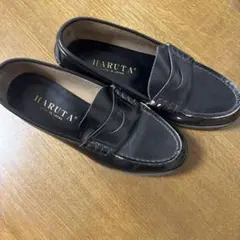 格安　ハルHARUTA ローファー ブラック 23.5cm 高校生　304