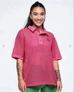 ZUMBA Color Spree Oversized Mesh Poloのサムネイル