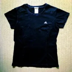 adidas 半袖Tシャツ ブラックM