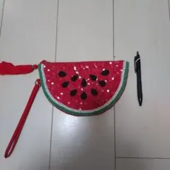 ケイトスペードクラッチバック スイカデザイン - メルカリ