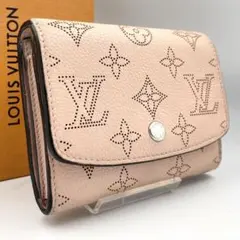 鑑定済・良品★ルイヴィトン　マヒナ　ポルトフォイユ・イリス　コンパクト　箱付き