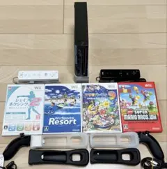 Wii本体 動作確認済 ソフト4本＋モーションプラス付 【週末限定出品】