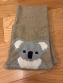 無印良品　キッズ マフラー コアラ　ベージュ