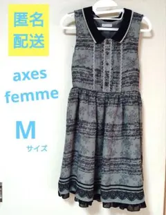 axesfemme★ワンピース　Mサイズ　音符柄