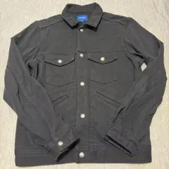 BEAMS 天竺編み コットン　Gジャン風　ブラックのサムネイル