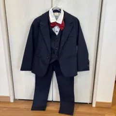ネイビー フォーマルスーツ 110㎝6点セット