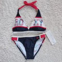 未使用 ロキシー ROXY ビキニ ロゴ 水着 Mサイズのサムネイル