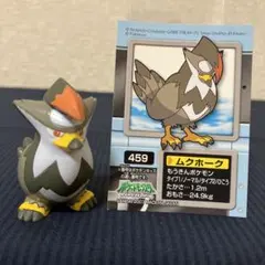 ポケモンキッズ　ムクホーク　指人形　フィギュア　ソフビ