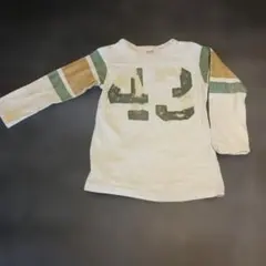 DENIMDUNGAREE 120 長袖カットソー ダメージ加工